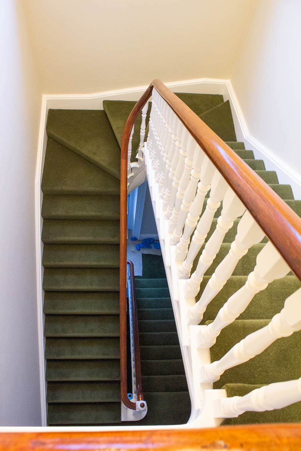 The back staircase
