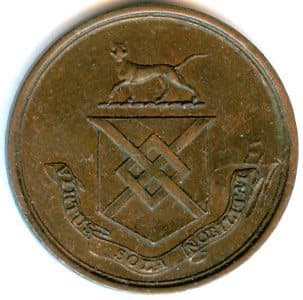 Blake estate coin minted under Martin Blake