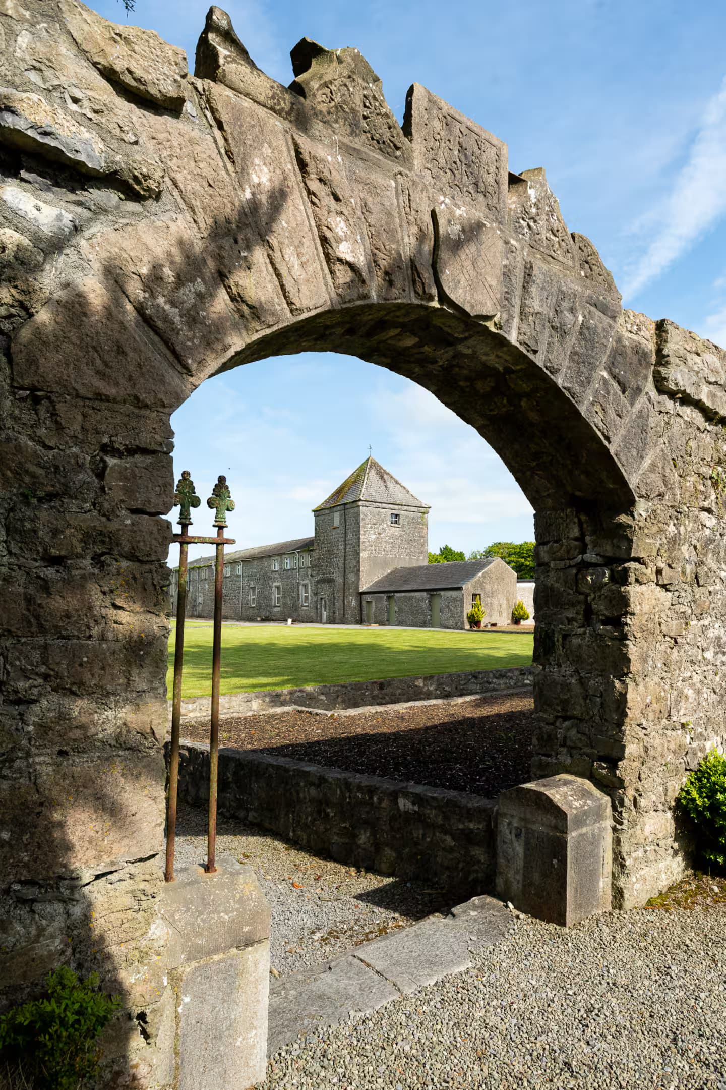 Entrance to the walled garden